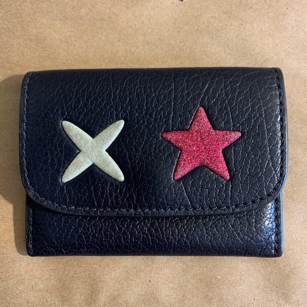 Coach Navy Blue Wallet/ Card Holder